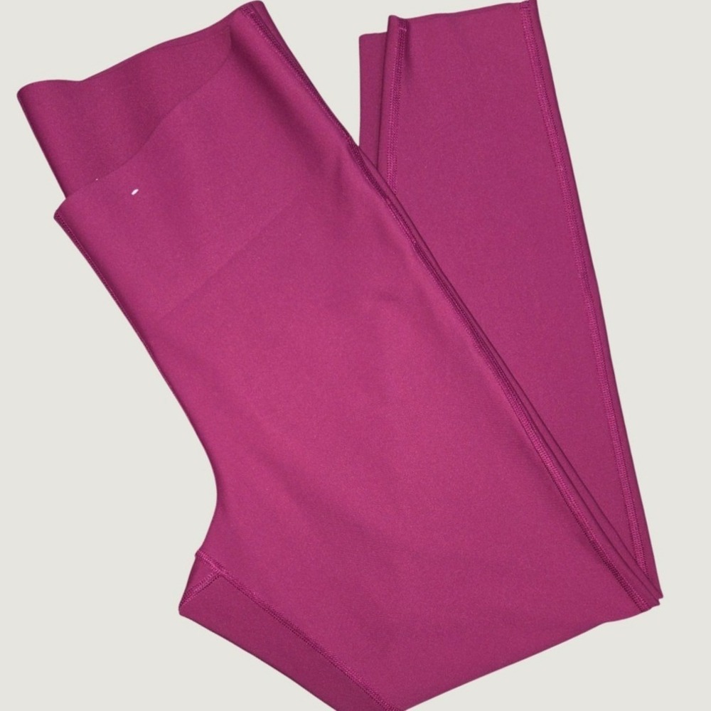 Old Navy PowerSoft Sculpt High Waisted Leggings Large Magenta Pink Go-Dry Active